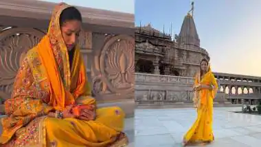 Yami Gautam Dhar Prays in Ayodhya for Nayi Naveli
