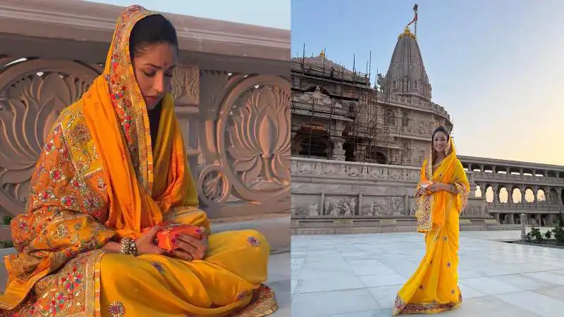 Yami Gautam Dhar Prays in Ayodhya for Nayi Naveli